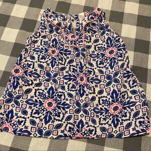Cherokee Girls Sleeveless Top Size 18 Months Brightly Colored White Blue Pink